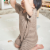 Neutral Knit Romper Perspective: back