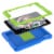 AMPD Children's iPad 10th Gen 10.6" Case/Holster/Screen Protector - Blue Perspective: back