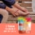 ZenToes Open Toe Tubes Fabric Gel Lined Sleeves Protect Corns, Blisters - 5 Pack (Large) Perspective: back