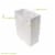Occasionall Designer White Paper Gift Wrap Bags with Handles Solid Colors Bulk 12Pk 7.5x3.5x9 Perspective: back