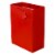 Occasionall Designer Red Paper Gift Wrap Bags with Handles Solid Colors Bulk 12 Pcs 10x5x13x5 Perspective: back