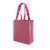 Medium Red Gift Bags with Handles, Reusable Tote, Glitter Metallic Bling Shimmer Perspective: back
