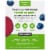 Noka® Blueberry Beet + Prebiotic Fiber Superfood Smoothie Fruit Pouch Perspective: back
