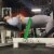 The X Bands 1 3/4  Wide 100 LB Resistance Band Workout loop band  hulk Perspective: back