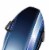 Slippery Racer Downhill Falcon Kids Foam Toboggan Snow Sled, Midnight Hologram Perspective: back