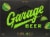 Garage Beer™ Classic Lime Beer Perspective: back