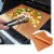 Copper Heavy Duty Non Stick Reusable BBQ Grill Mats for Outdoor Grill, 2 Pack Perspective: back