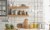 Premium Stainless Steel Hammered Mini Kitchen Utensils, 5 Piece Set Perspective: back