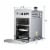Gyber Anvil Pro Stainless Steel Portable Camping Infrared Propane Gas Grill Perspective: back