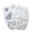 Parasol Clear+Dry Size 1 Diapers Perspective: back