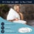Sleepgram Bed Support Sleeping Pillow with Microfiber Cover, King Size, White Perspective: back