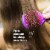 Michel Mercier The Girlie Detangler Brush Regular Hair - Pink-Purple for Women 1 Pc Perspective: back