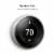 Google Nest Learning Thermostat (3Rd Gen), Stainless Steel Perspective: back