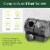 Good Ideas Compost Wizard Outdoor Garden Dual Tumbler Compost Container, Black Perspective: back