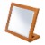 ORE International 8  Wood Adjustable Make-Up Mirror in Brown And Walnut Perspective: back