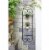ORE International 58  Metal and Cast Iron Wall Planter in Black Perspective: back