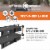 Disc-O-Bed Large Cam-O-Bunk Benchable Double Cot with Storage Organizers, Black Perspective: back