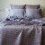 BedVoyage Luxury 100% viscose from Bamboo Quilted Coverlet, King - Platinum Perspective: back