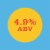 Karbach Brewing Company Love Street Blonde Beer Perspective: back