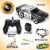 Kidirace RC Police Car Toy w/ Lights & Sirens - Boys Rechargeable Cop Car Perspective: back