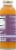Purpose® Tea Purple Reign Super Tea Perspective: back