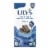 LILY'S Crispy Rice Dark Chocolate Style No Sugar Added Sweets Bar Perspective: back