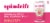 Spindrift® Raspberry Lime Flavored Sparkling Water Cans Perspective: back