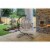 Flowerhouse Sand Hanging Swing Patio Chair FHEC100-BRANCH Perspective: back