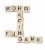 Bananagrams Crossword Tile Game - Yellow Perspective: back