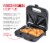 Chefman Electric Sandwich Maker Machine - Black Perspective: back