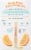 Goodpop Organic Dairy Free Orange N' Cream Frozen Dessert Pops Perspective: back