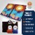 Driveway Games Tailgate Bean Bag Toss Board Cornhole Set w/Carry Bag, Tropical Perspective: back
