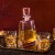 Luna Whiskey Decanter Set with 4 Glasses, Set of 5 Perspective: back