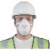 Softseal Medium N95 360-Degree Silicone Seal 3D Respirator with Valve 16-90007 Perspective: back