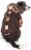 Pet Life Designer Patterned Suede Argyle Sweater Pet Jacket Perspective: back