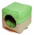 Pet Life PB31GNLG Touchdog Convertible and Reversible Squared 2-in-1 Dog Bed Perspective: back