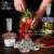 Fermentation Kit - Includes 4 NonSlip Grip Fermentation Weights & 4 Clear Fermenting Lids Perspective: back