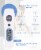 Metris Instruments Non-Contact Infrared Forehead Body Thermometer, THD2FE Perspective: back