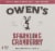 Owen's Craft Mixers Sparkling Cranberry Non Alcoholic Cocktail Mixer Perspective: back