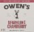 Owen's Craft Mixers Sparkling Cranberry Non Alcoholic Cocktail Mixer Perspective: back