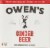 Owen's Ginger Beer Non-Alcoholic Cocktail Mixers Perspective: back