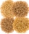 Palouse Brand Wheat Berries: Soft White, Red Spring, Red Winter, Hard White, 100 lbs total Perspective: back