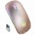 "2.4GHz Wireless Optical Mouse USB Rechargeable RGB Cordless Mice For PC Laptop (rose) " Perspective: back