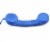 SANOXY Retro Old School Style Handset, 3.5mm (BLUE) Perspective: back