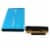 SANOXY USB 2.0 Slim External DVD ROM CD-RW Combo Portable Drive (BLACK) Perspective: back