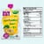 Wanabana 100 Percent Real and Natural Fruit Pulp for Juice Making, Passion Fruit, 17.64 Ounce Perspective: back