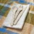 Veneerware® certified organic 24-piece bamboo cutlery set Perspective: back