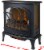 Pleasant Hearth Curved Front Infrared Panoramic Electric Stove - Black Perspective: back