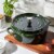 Staub Cast Iron 5.5-qt Round Cocotte - Basil Perspective: back