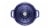 Staub Cast Iron 13.25-qt Round Cocotte - Dark Blue Perspective: back